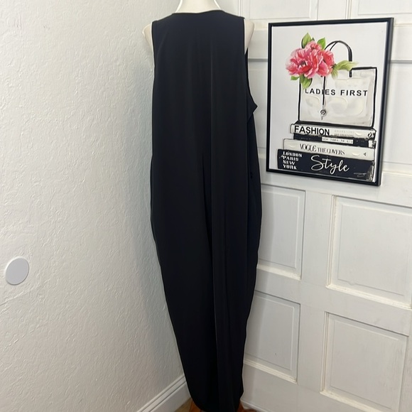 Universal Standard Premier Black Jumpsuit Size S/14-16 - Picture 4 of 10